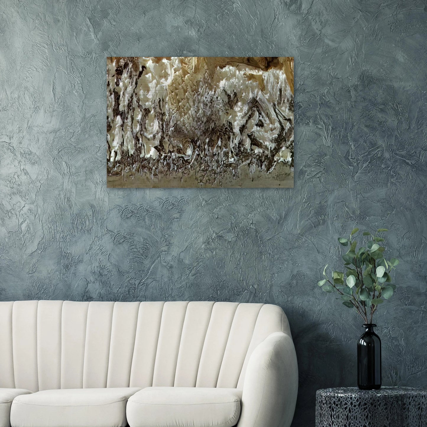 ARABS THE DEATH OF RAIMUNDUS LULLUS - Salvador Dali Brushed Aluminum Print - 70x100 cm / 28x40 inches | Salvador Dali Aluminum Print | Salvador Dali Prints
