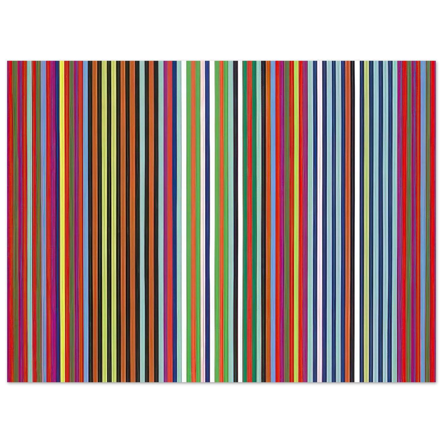 Gene Davis - Flamingo - 1965 Fine Art Poster - Default Title