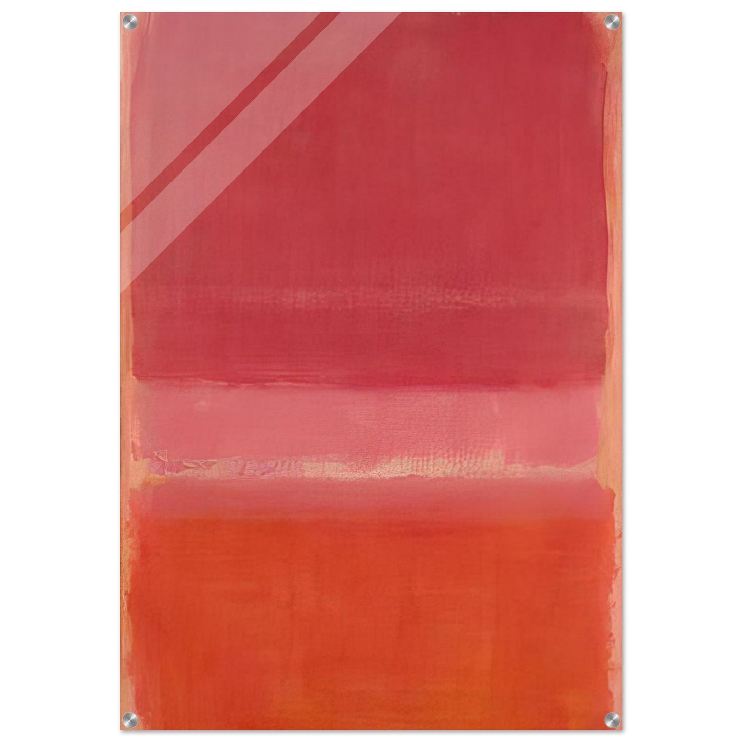 Untitled Red - 1956 - Mark Rothko Acrylic Print - 70x100 cm / 28x40″ inches | Mark Rothko Wall Art | Mark Rothko Prints