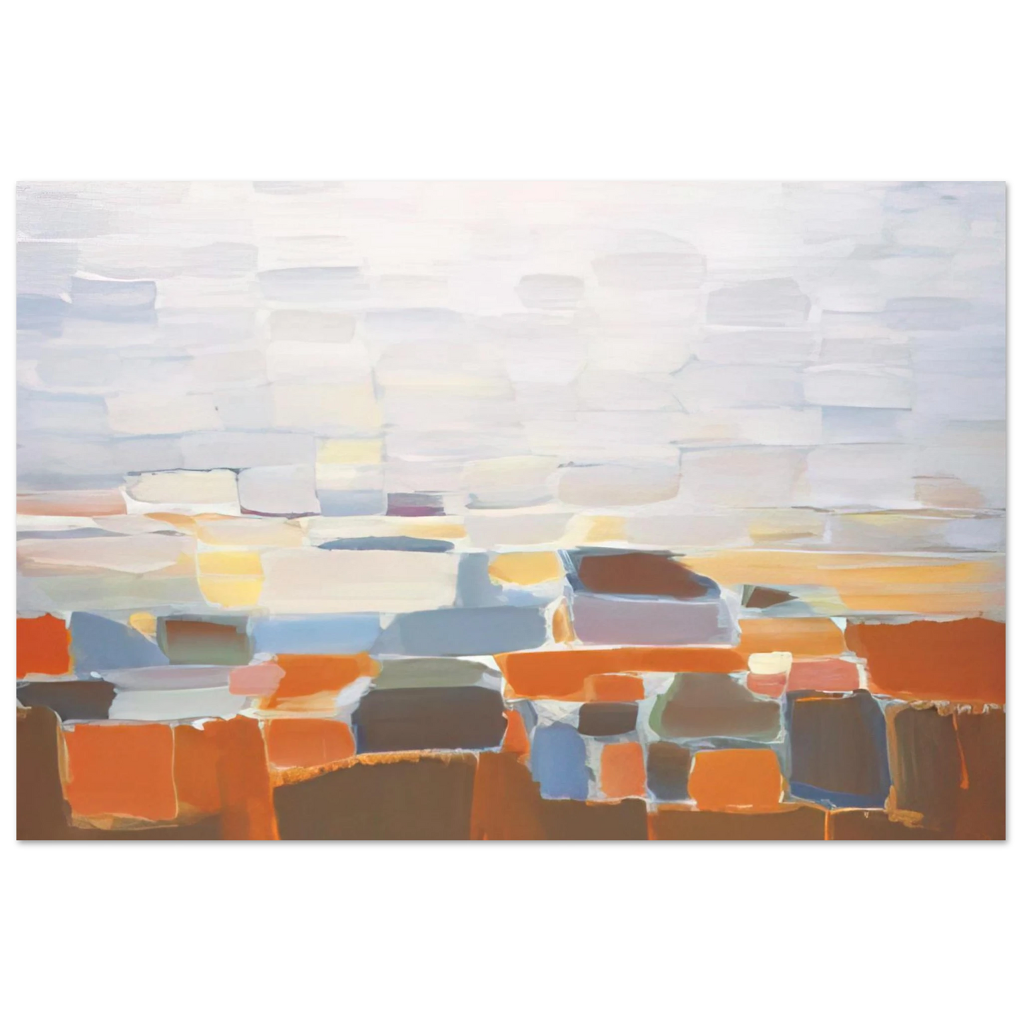 Nicolas de Stael - Ciel - Art Informel Fine Art Poster - 75x100 cm / 30x40 inches