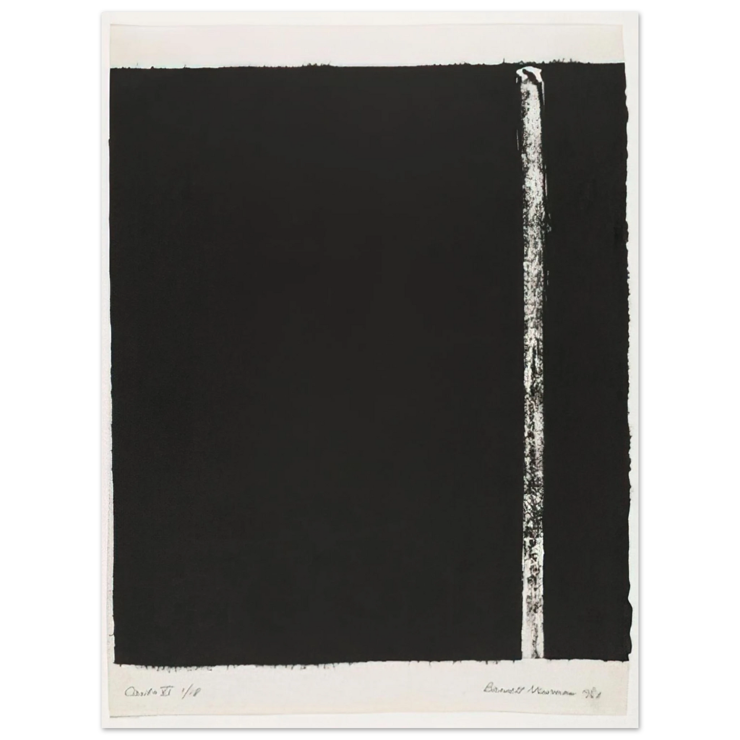 Barnett Newman - Canto VI Fine Art Poster - Default Title
