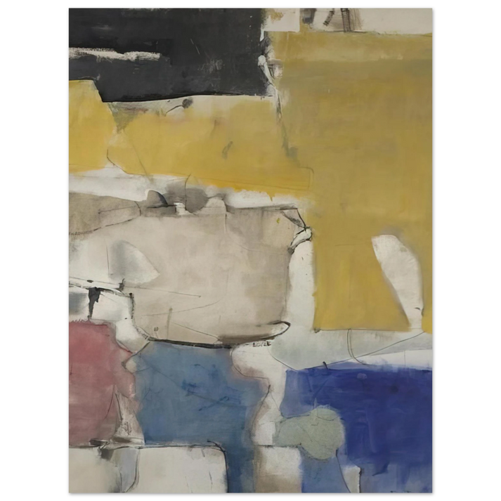 Richard Diebenkorn - Albuquerque #9 75x100 cm / 30x40inches Fine Art Poster