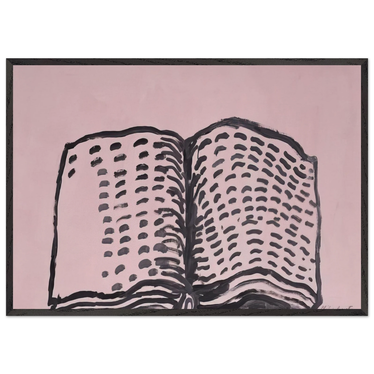 UNTITLED BOOK - Philip Guston Framed Art Print – Black Wooden Frame - Default Title - -Framed Art Print