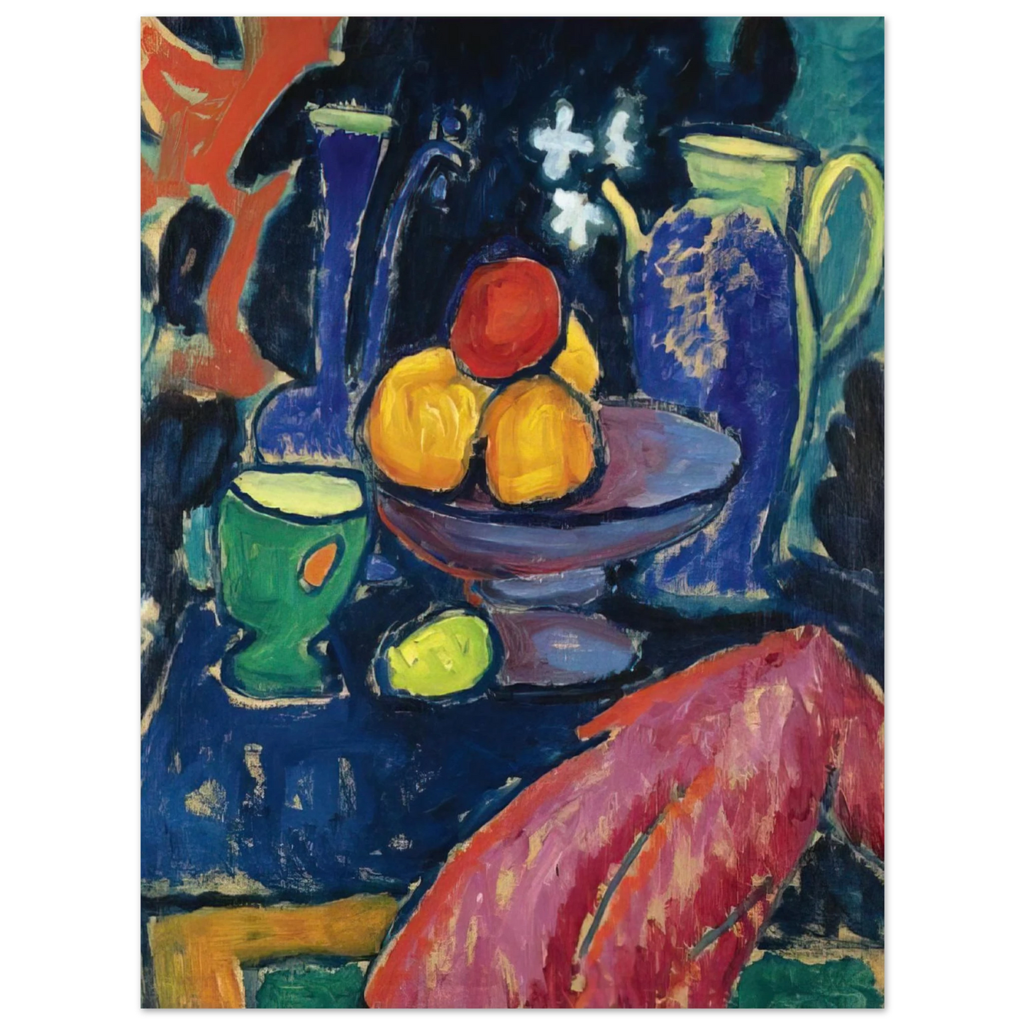 Alexej von Jawlensky - STILL LIFE WITH JUG 1913 Fine Art Poster - Default Title