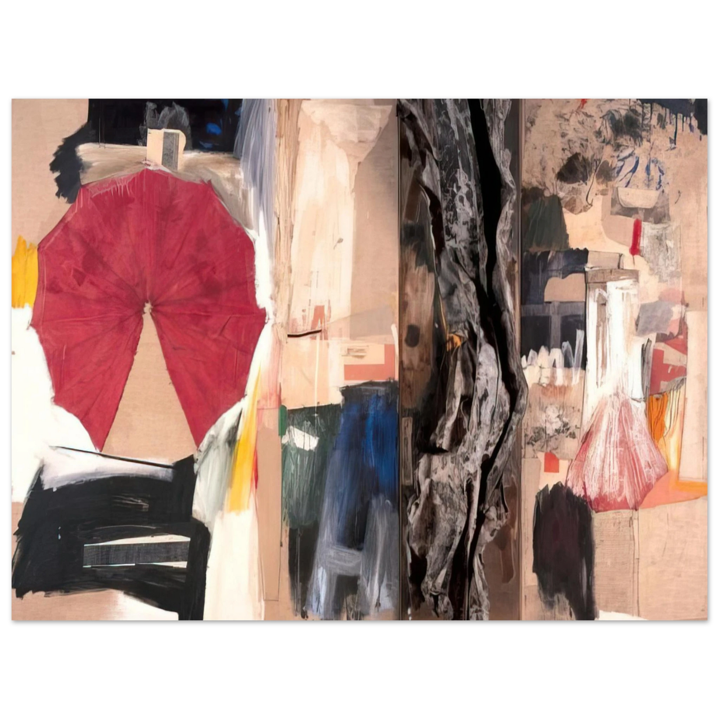 Robert Rauschenberg - ALLEGORY 1960 Fine Art Poster - Default Title