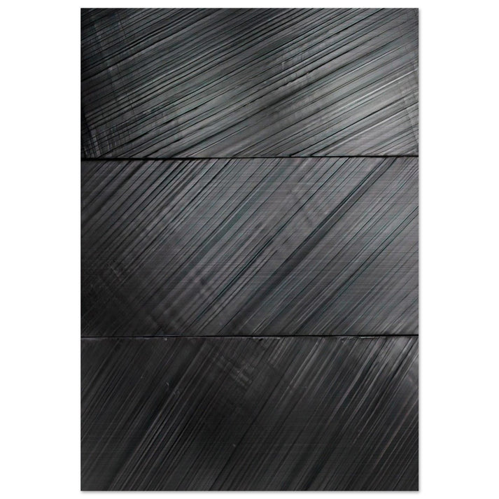 Peinture 18 Mars 2010 - 2010 - Pierre Soulages Brushed Aluminum Print - 70x100 cm / 28x40 inches | Pierre Soulages Aluminum Print | Pierre Soulages Prints