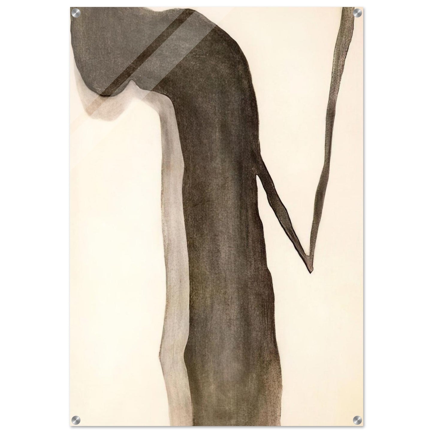 Drawing V - Georgia O'Keeffe Acrylic Print - 70x100 cm / 28x40″ inches