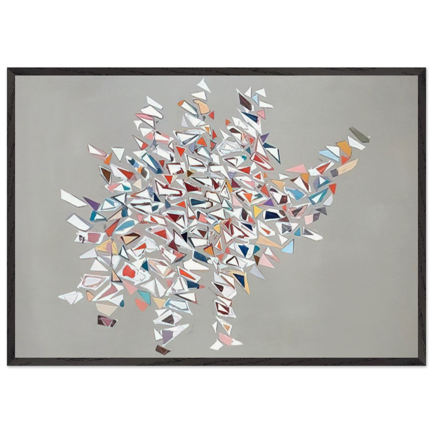 Untitled - 1996 N1 - Robert Goodnough 70x100 cm / 28x40 inches Framed Art Print – Black Wooden Frame