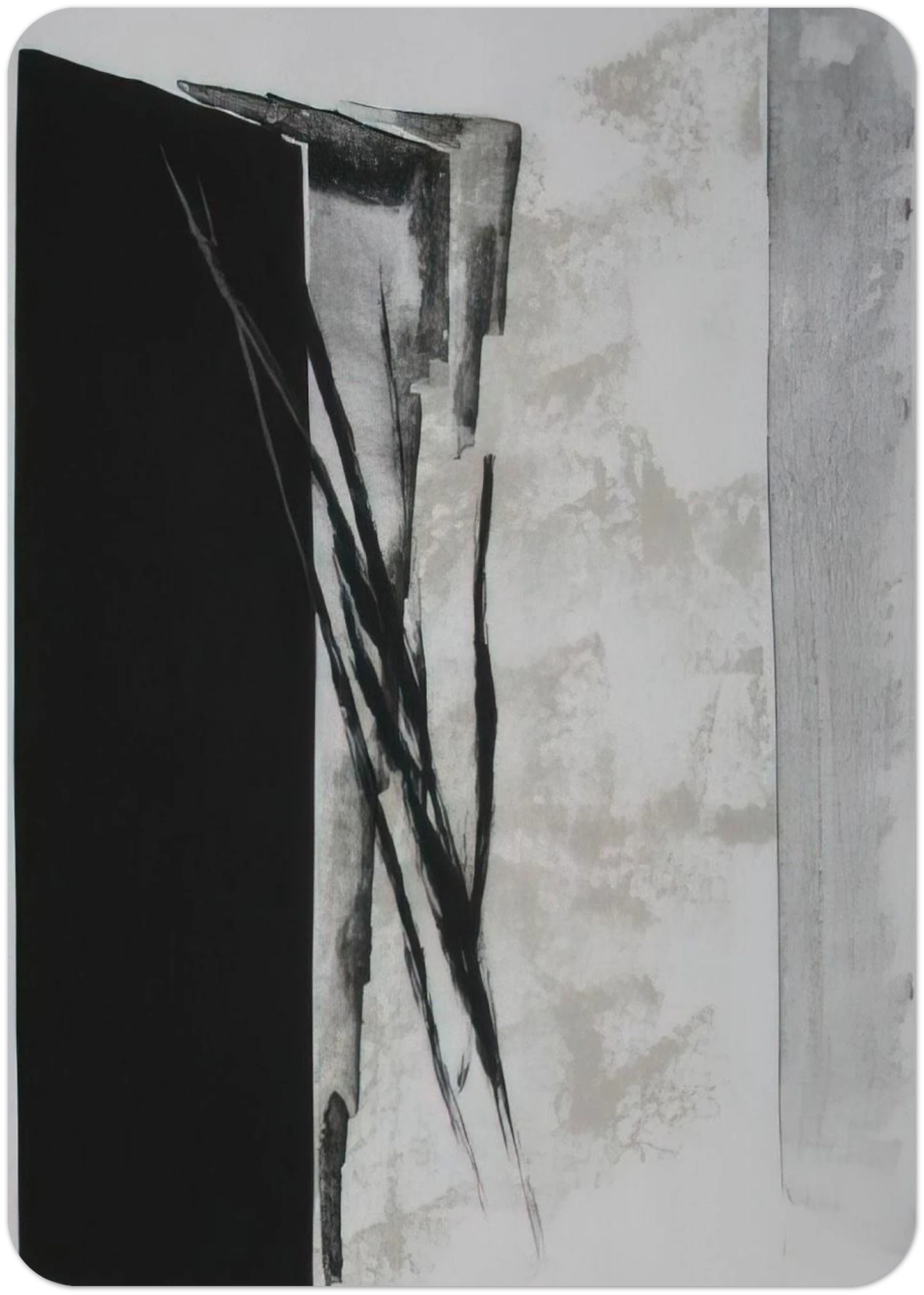 Kasanari - Abstract Expressionism By Toko Shinoda Pack of 10 Post Cards | Toko Shinoda Post Cards | A6 (10.5 x 14.8 cm) - 4.1 x 5.8 inches