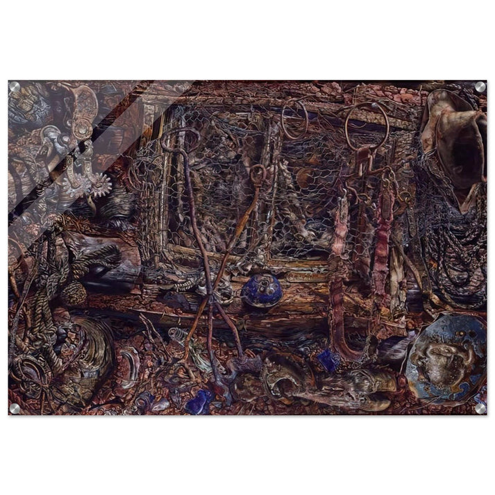 THE RUSTLERS 1962 - Ivan Albright Acrylic Print - 70x100 cm / 28x40″ inches