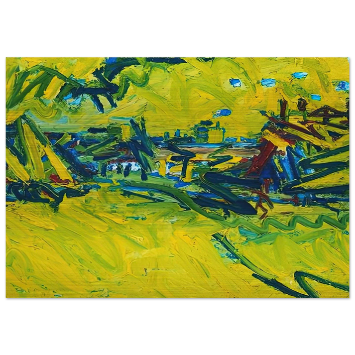 THE ORIGIN OF THE GREAT BEAR 1968 - Frank Auerbach Brushed Aluminum Print - 70x100 cm / 28x40 inches | Frank Auerbach Aluminum Print | Frank Auerbach Prints