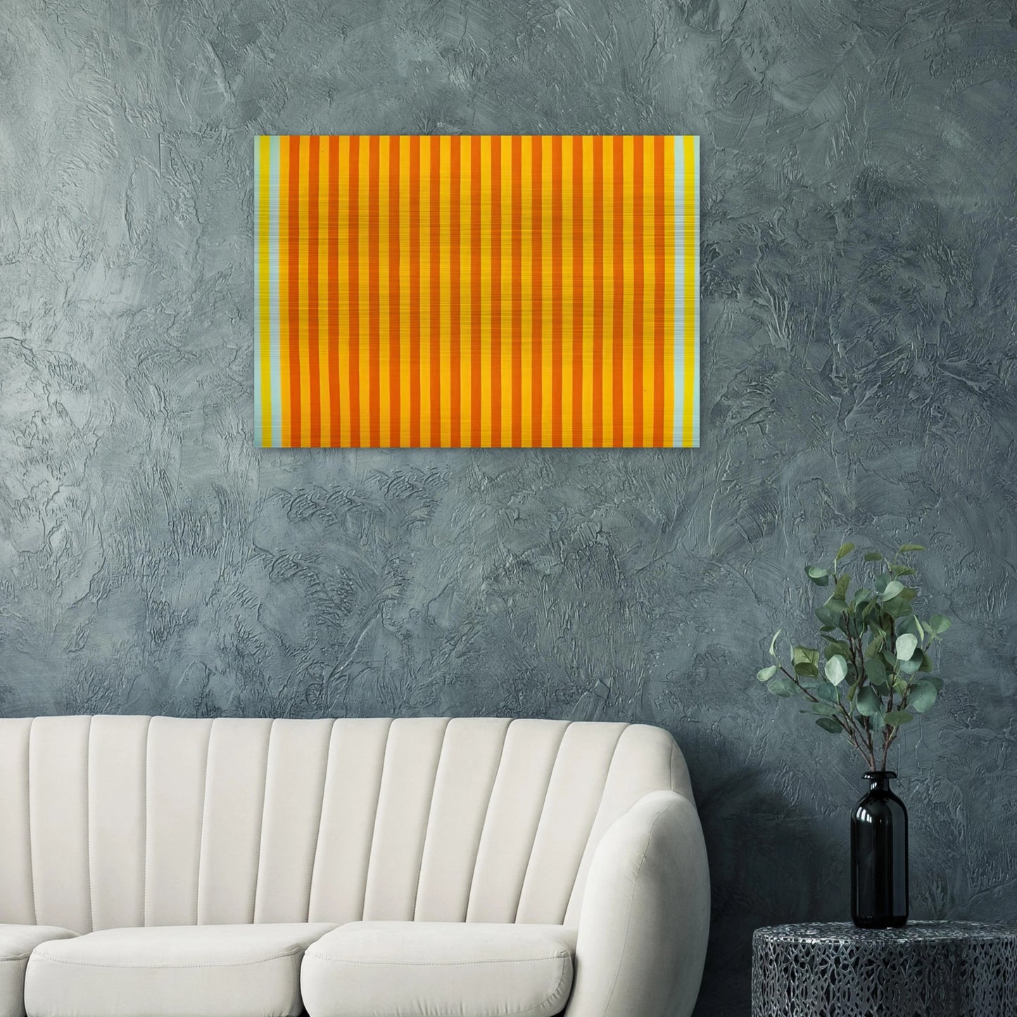 Sunball - 1960 - Gene Davis Brushed Aluminum Print - 70x100 cm / 28x40 inches | Gene Davis Aluminum Print | Gene Davis Prints