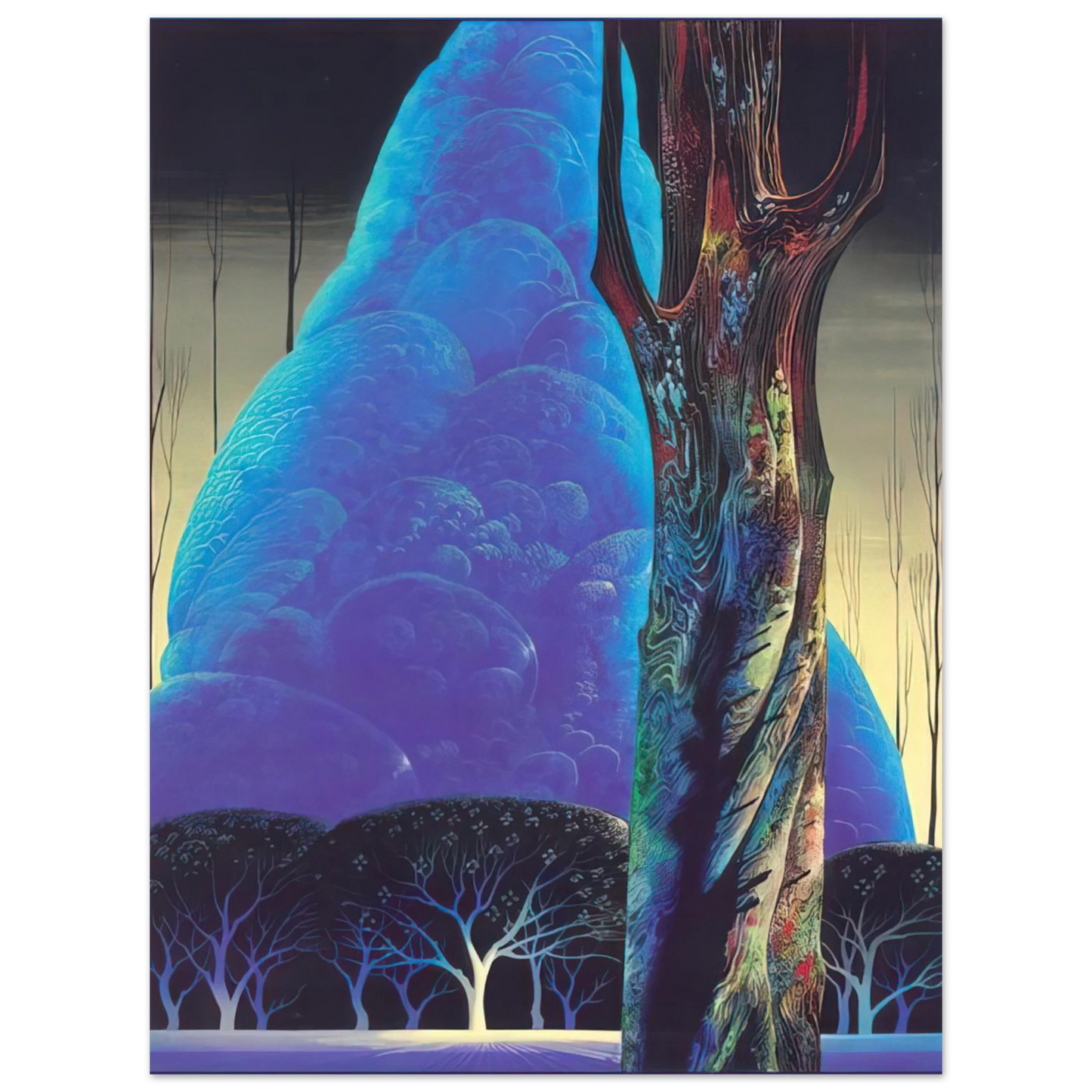 Eyvind Earle - Blue Nocturne Fine Art Poster - Default Title
