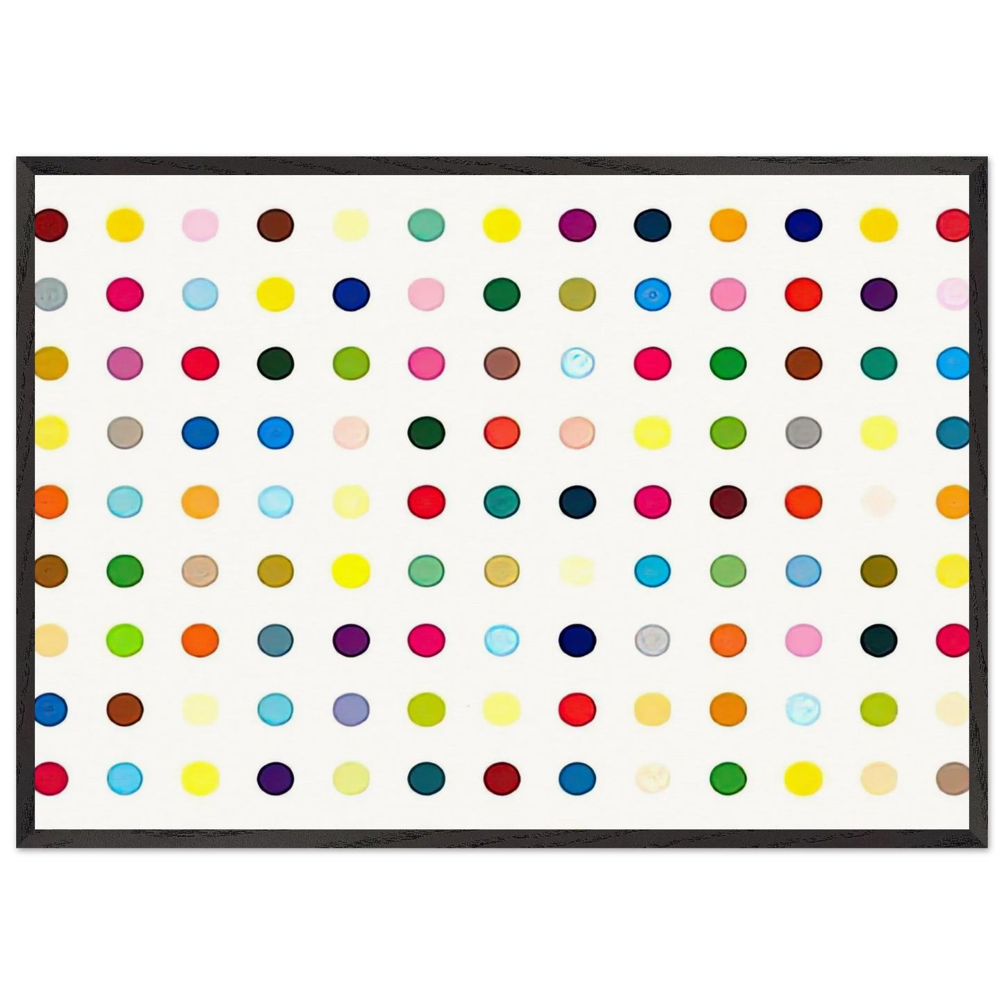 LSD - Damien Hirst Framed Art Print – Black Wooden Frame - Default Title - -Framed Art Print