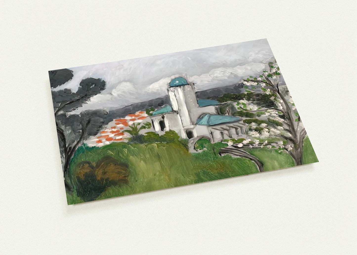 LA VILLA BLEUE 1918 By Henri Matisse Pack of 10 Post Cards | Henri Matisse Post Cards | A6 (10.5 x 14.8 cm) - 4.1 x 5.8 inches