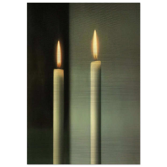 CANDLES - Gerhard Richter Brushed Aluminum Print - 70x100 cm / 28x40 inches | Gerhard Richter Aluminum Print | Gerhard Richter Prints
