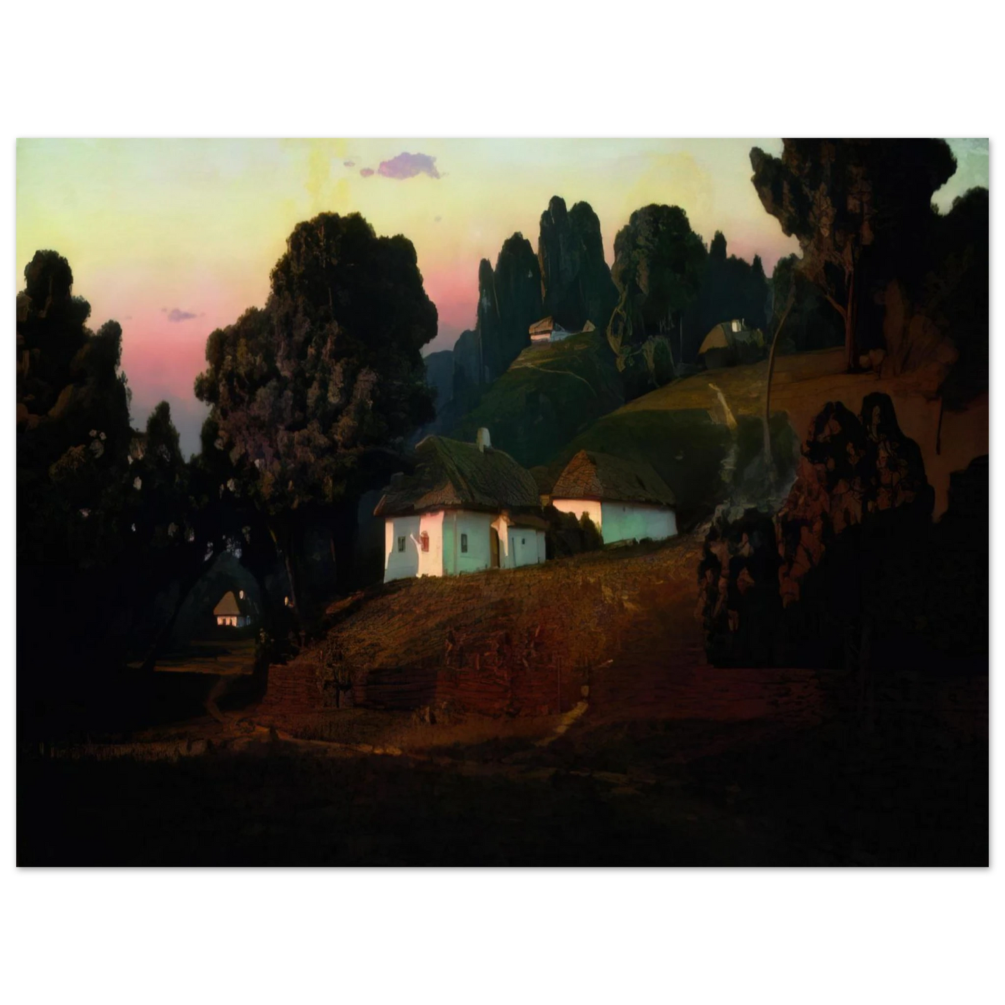 Arkhyp Kuindzhi - Evening in Ukraine Fine Art Poster - Default Title