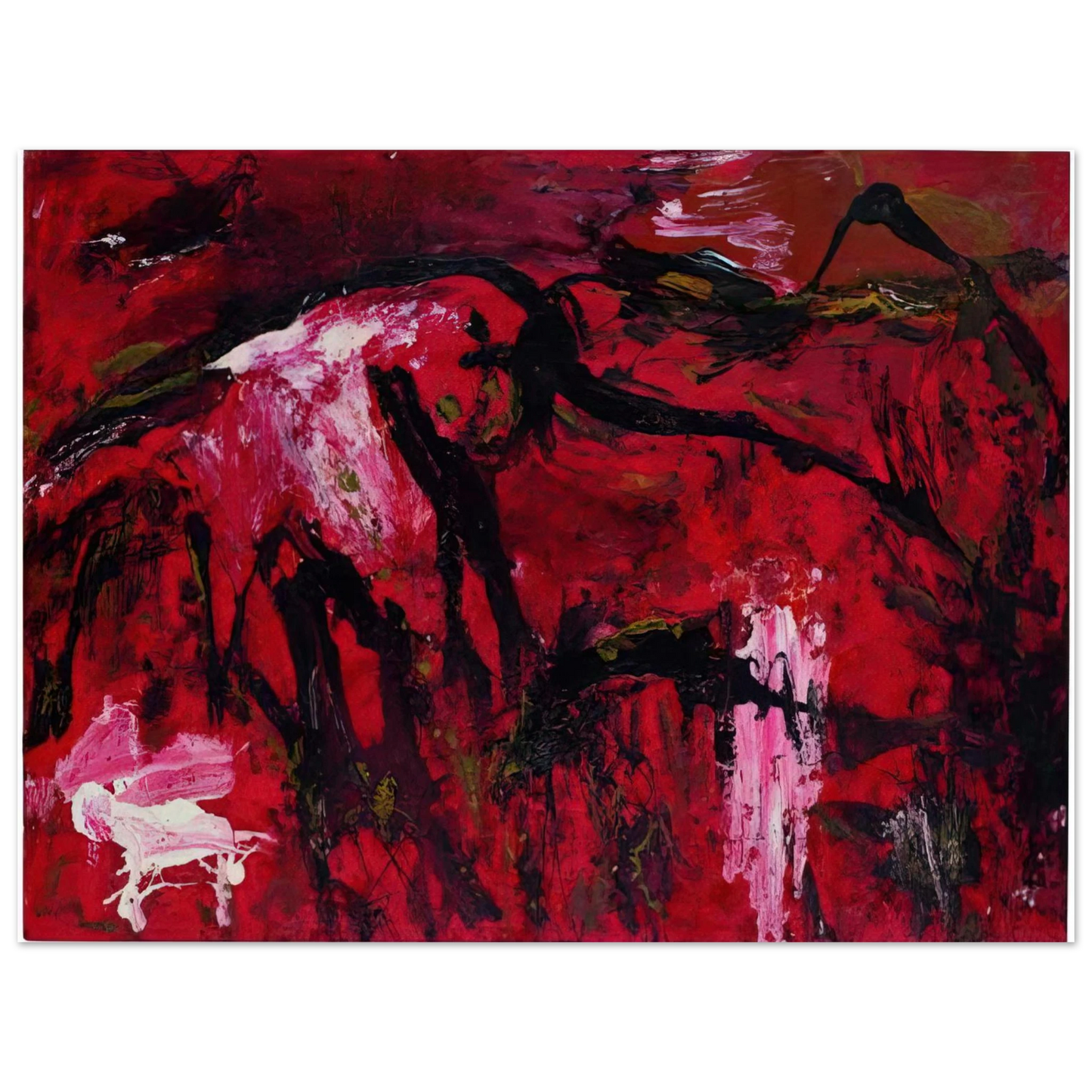 Emil Schumacher - Libusa - 1995 Fine Art Poster - Default Title