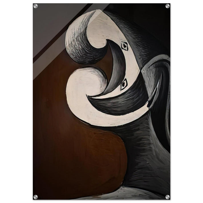 Abstraction Head - 1930 - Pablo Picasso Acrylic Print - 70x100 cm / 28x40″ inches | Pablo Picasso Wall Art | Pablo Picasso Prints