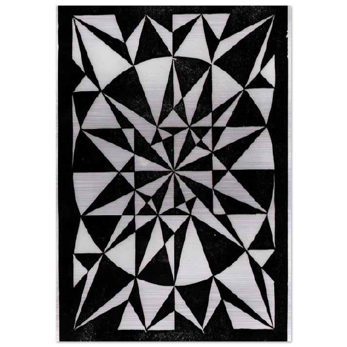 FLOR DE PASCUA BEAUTIFUL - MC Escher Brushed Aluminum Print - 70x100 cm / 28x40 inches | MC Escher Aluminum Print | MC Escher Prints