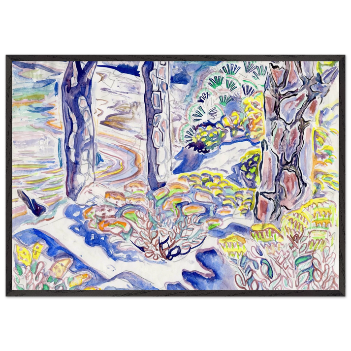 Walter Anderson N2 - Walter Inglis Anderson 70x100 cm / 28x40 inches Framed Art Print – Black Wooden Frame | Walter Anderson Prints