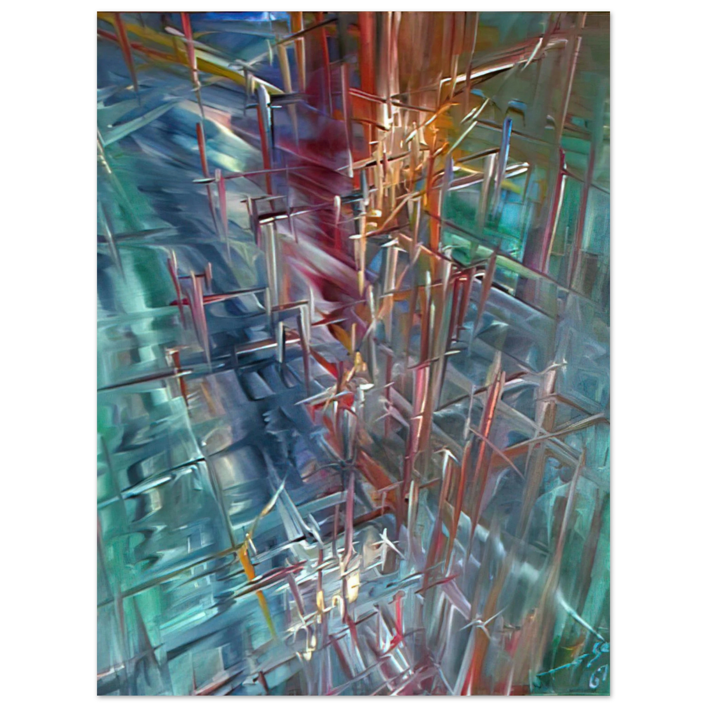 Konrad Zuse - Calculating Space Fine Art Poster - Default Title