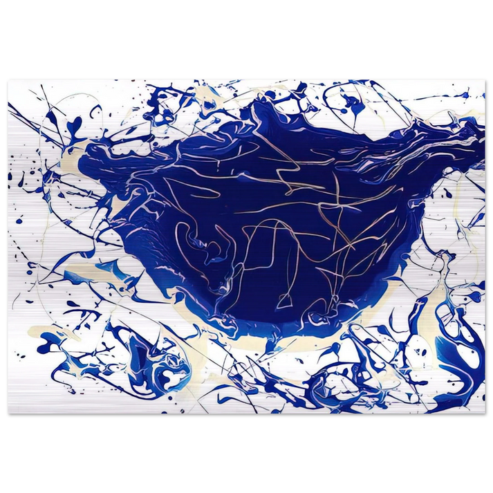 Untitled SFP92-15 SFF1671 - Sam Francis Brushed Aluminum Print - 70x100 cm / 28x40 inches | Sam Francis Aluminum Print | Sam Francis Prints