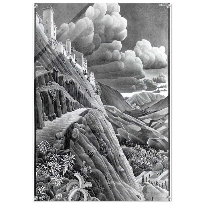 CASTROVALVA - MC Escher Acrylic Print - 70x100 cm / 28x40″ inches | Maurits Cornelis Escher Prints