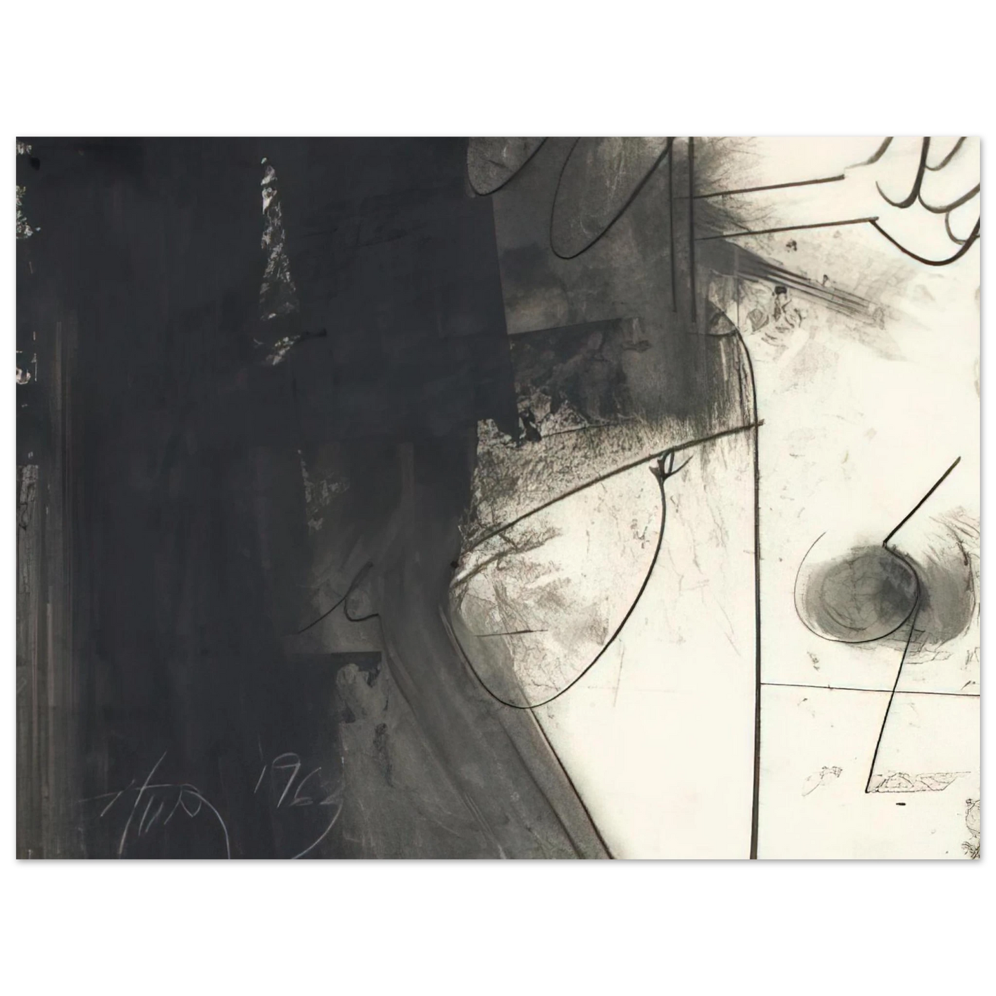 Hassel Smith - Untitled - 1963 Fine Art Poster - Default Title