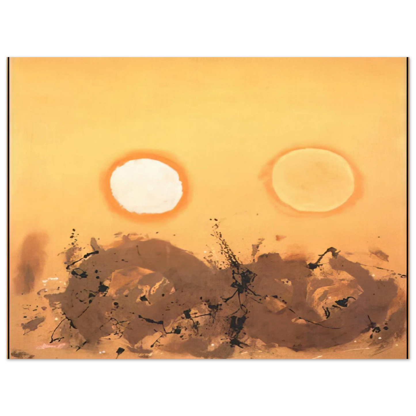 Adolph Gottlieb - Duet - 1962 Fine Art Poster - Default Title