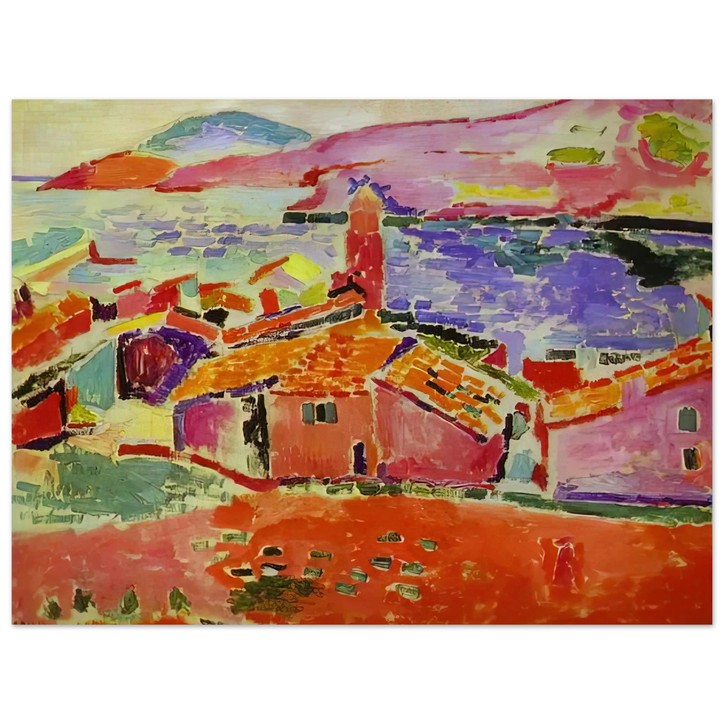 Henri Matisse - VIEW OF COLLIOURE 1 Fine Art Poster - Default Title
