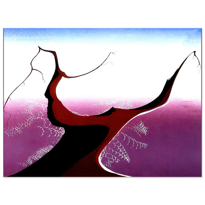 Eyvind Earle - Desert Tree 75x100 cm / 30x40inches Fine Art Poster