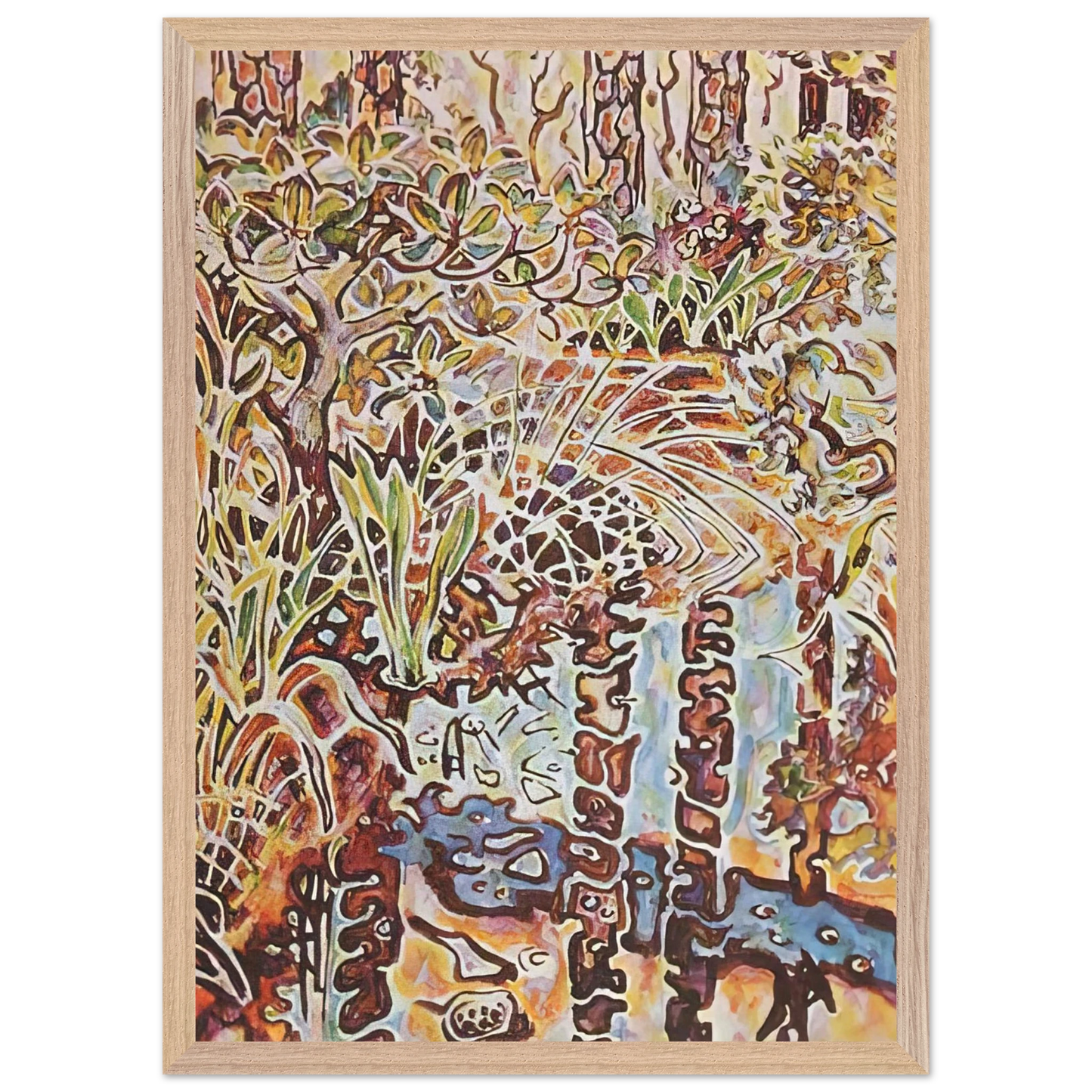 Walter Inglis Anderson - Walter Anderson Wall art - A3 (29.7 x 42 cm) - Premium Wooden Framed Poster With Fine Art Paper-canvas - Wood frame