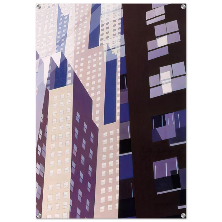 Windows - 1952 - Charles Sheeler Acrylic Print - 70x100 cm / 28x40″ inches | Charles Sheeler Wall Art | Charles Sheeler Prints