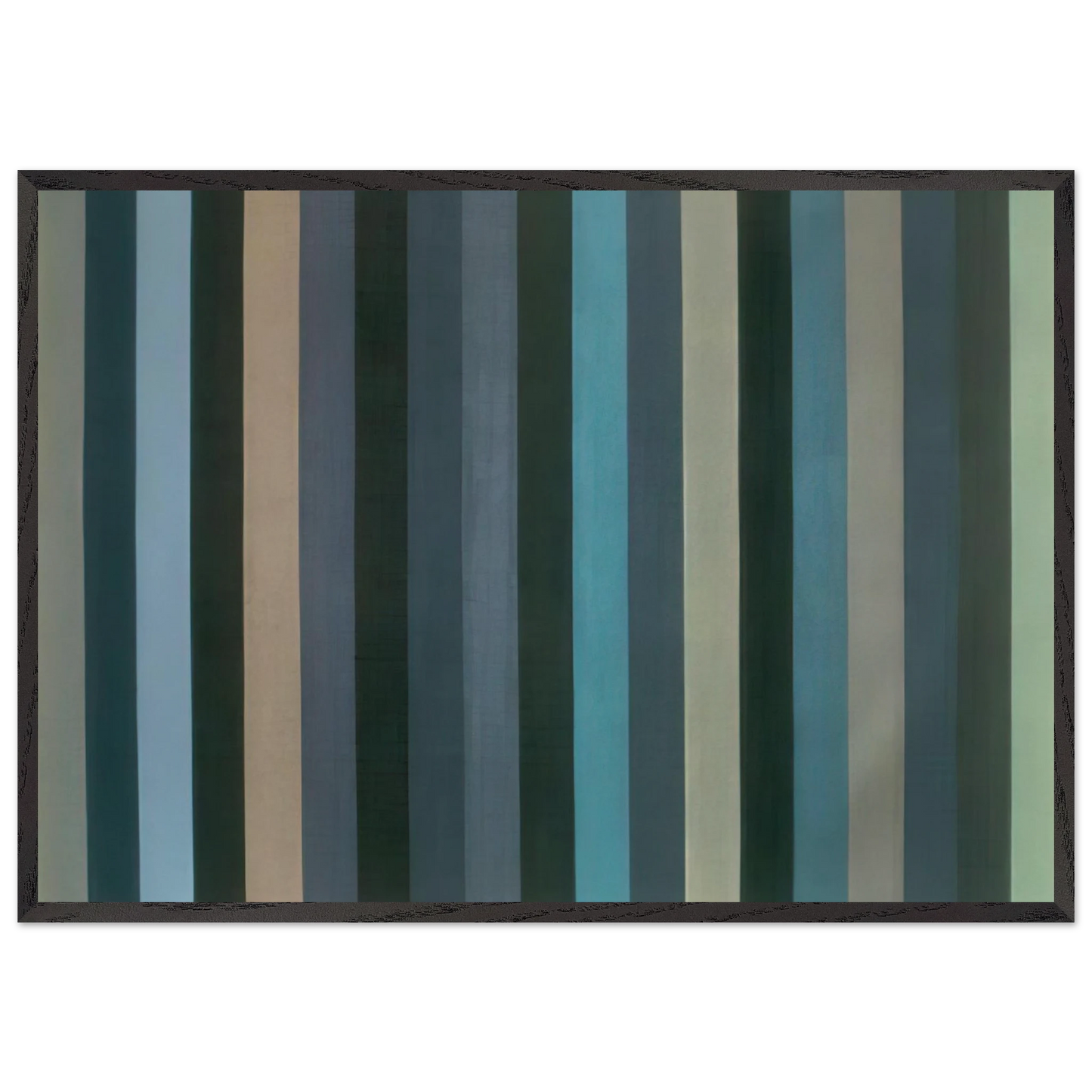 Moroccan Midnight - 1984 - Gene Davis Framed Art Print – Black Wooden Frame - Default Title - -Framed Art Print