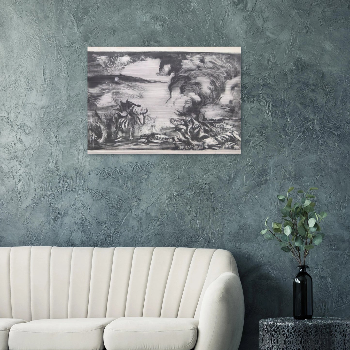 LANDSCAPE WITH STEER 1937 1 - Jackson Pollock Brushed Aluminum Print - 70x100 cm / 28x40 inches | Jackson Pollock Aluminum Print | Jackson Pollock Prints