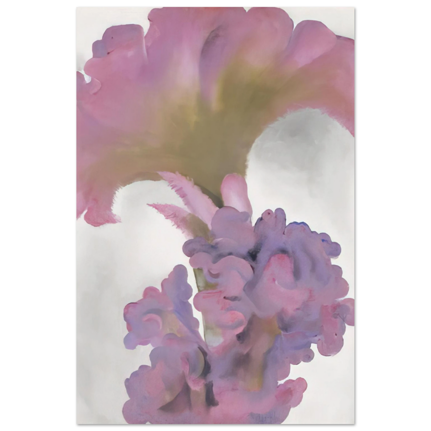 Georgia O'Keeffe - Coxcomb Fine Art Poster - 75x100 cm / 30x40 inches