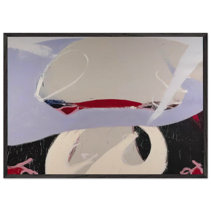 Erythea - 1971 - Norman Bluhm 70x100 cm / 28x40 inches Framed Art Print – Black Wooden Frame