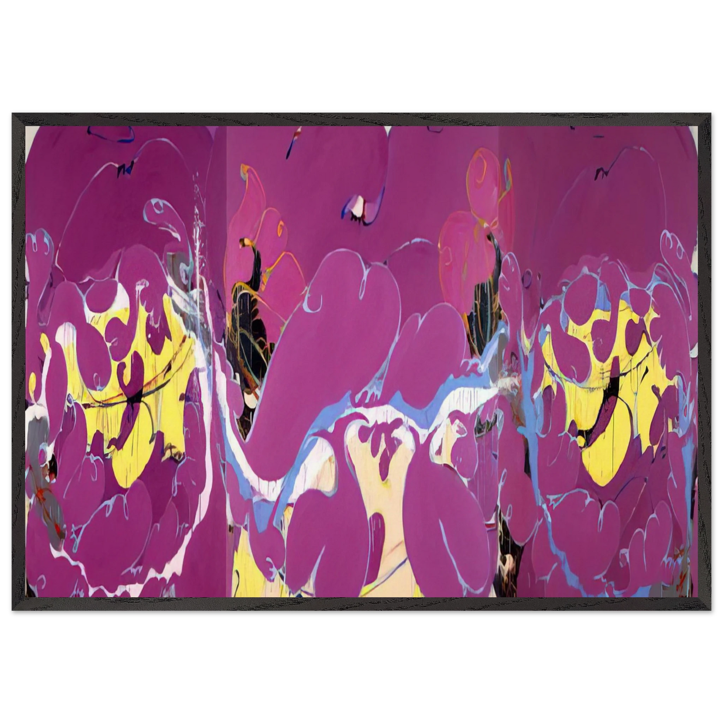 Easter Morning - 1979 - Norman Bluhm Framed Art Print – Black Wooden Frame - Default Title - -Framed Art Print