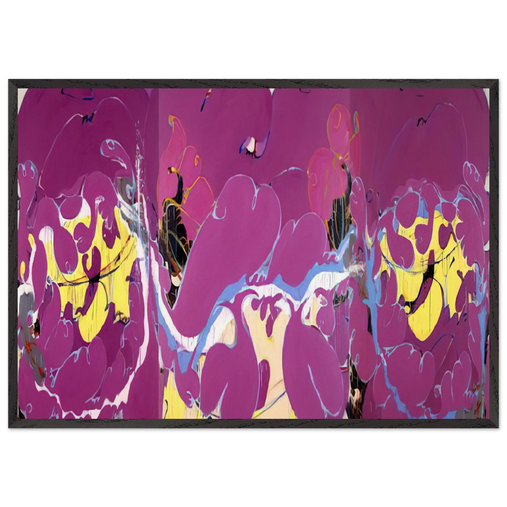 Easter Morning - 1979 - Norman Bluhm 70x100 cm / 28x40 inches Framed Art Print – Black Wooden Frame