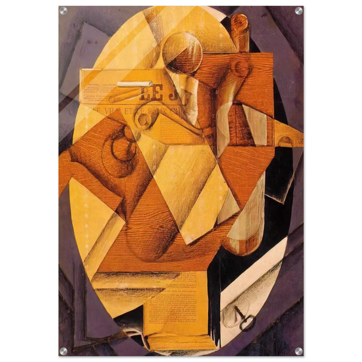 THE TABLE 1914 - Juan Gris Acrylic Print - 70x100 cm / 28x40″ inches