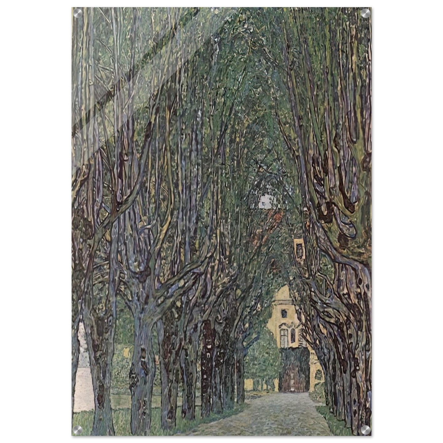 AVENUE OF SCHLOSS KAMMER PARK - Gustav Klimt Acrylic Print - 70x100 cm / 28x40″ inches