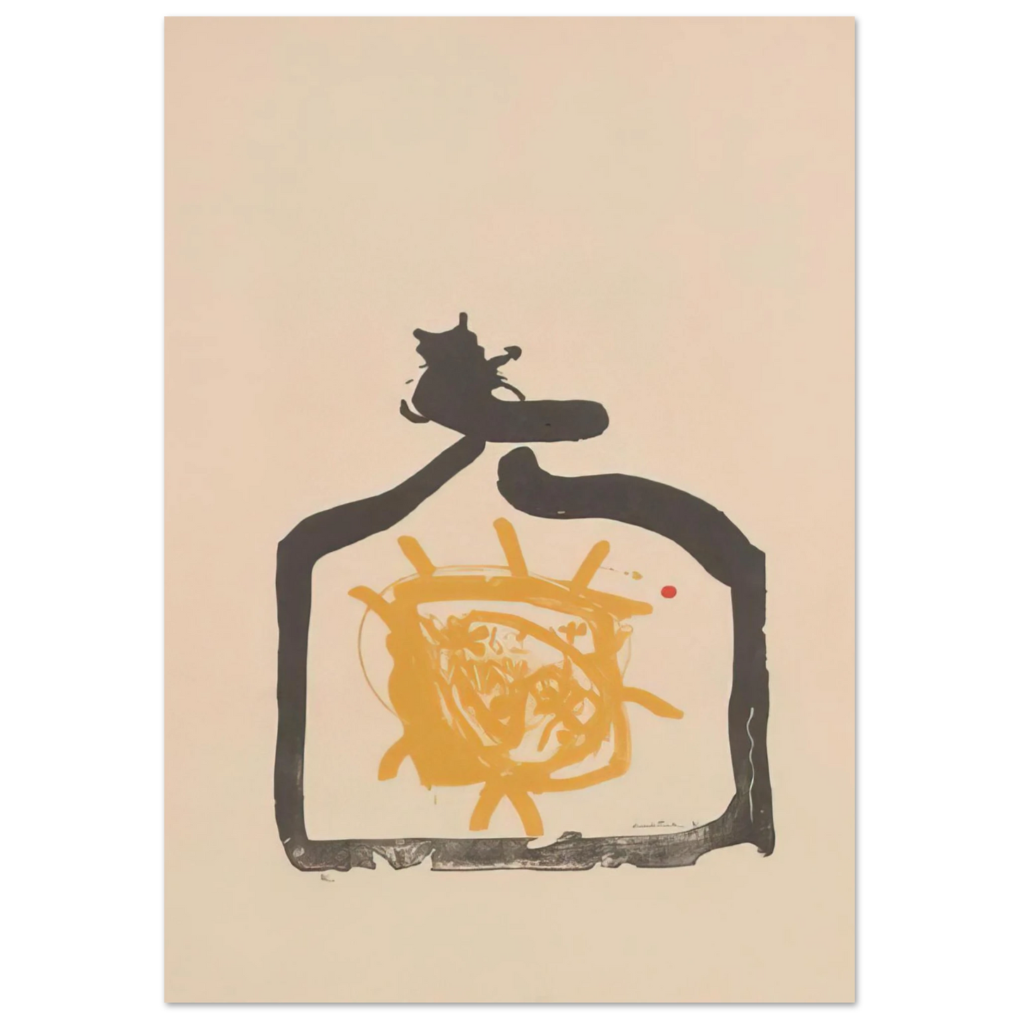 Helen Frankenthaler - May 26th Backwards - 1961 Wall art - 70x100 cm / 28x40 inches - Premium Wooden Framed Poster With Fine Art Paper - White frame