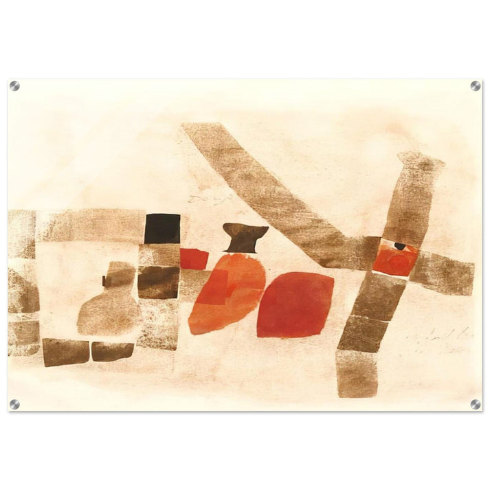 Dongo - 1964 - Julius Bissier Acrylic Print - 70x100 cm / 28x40″ inches