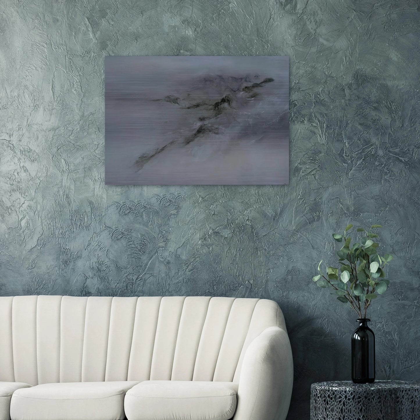 28 10 2001 2001 - Zao Wou-Ki Brushed Aluminum Print - 70x100 cm / 28x40 inches | Zao Wou-Ki Aluminum Print | Zao Wou-Ki Prints