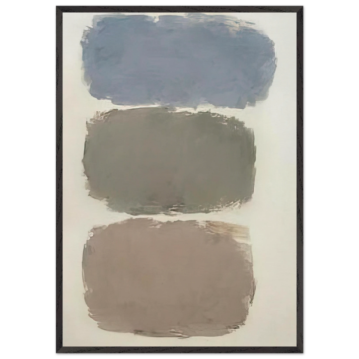 Untitled - 1962 N6 - Ray Parker 70x100 cm / 28x40 inches Framed Art Print – Black Wooden Frame