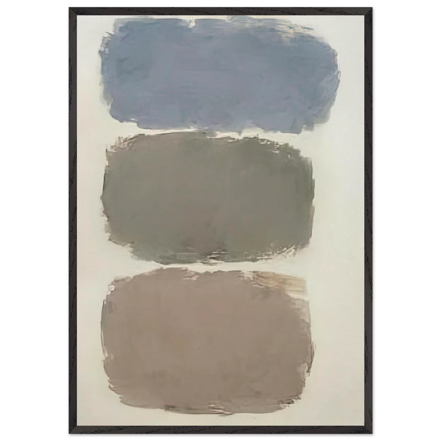 Untitled - 1962 N6 - Ray Parker Framed Art Print – Black Wooden Frame - Default Title - -Framed Art Print