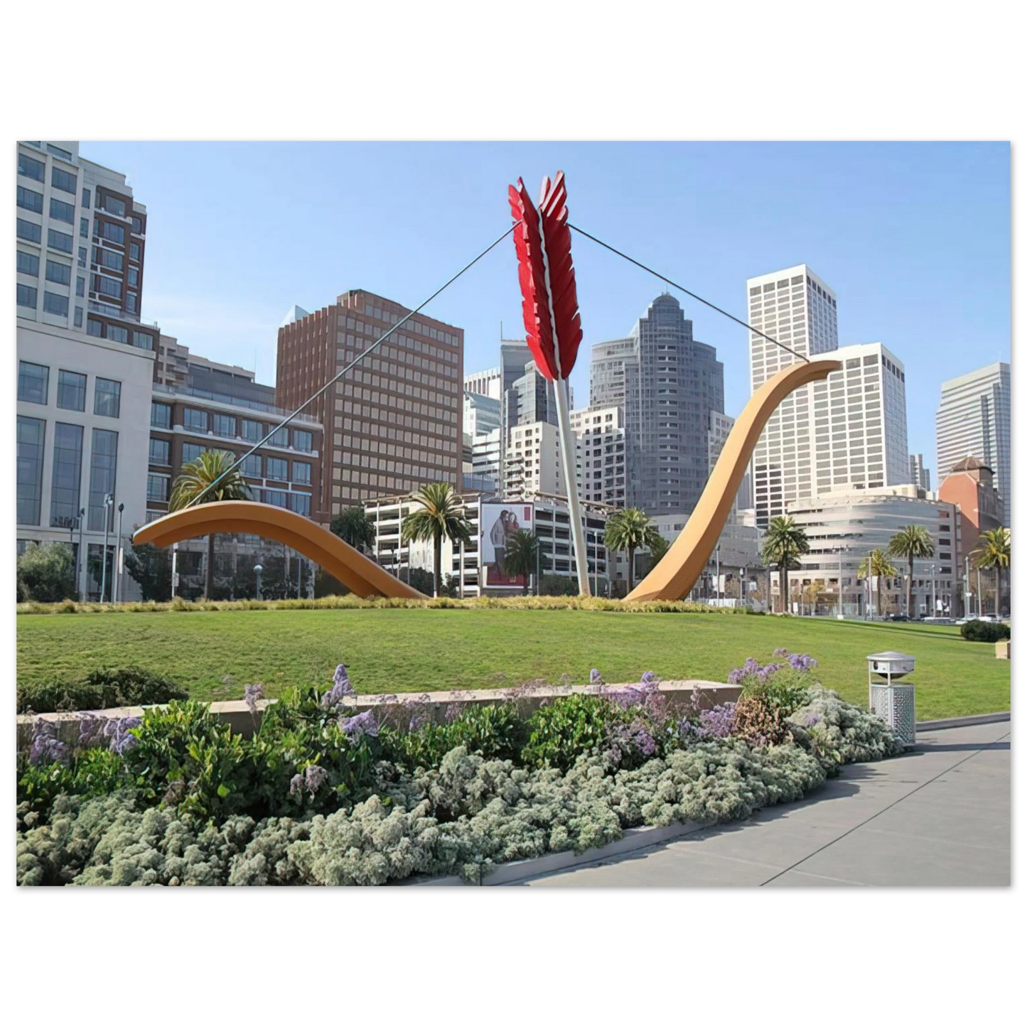 Claes Oldenburg - CUPID S SPAN COLLABORATION WITH VAN BRUGGEN 2002 Fine Art Poster - Default Title