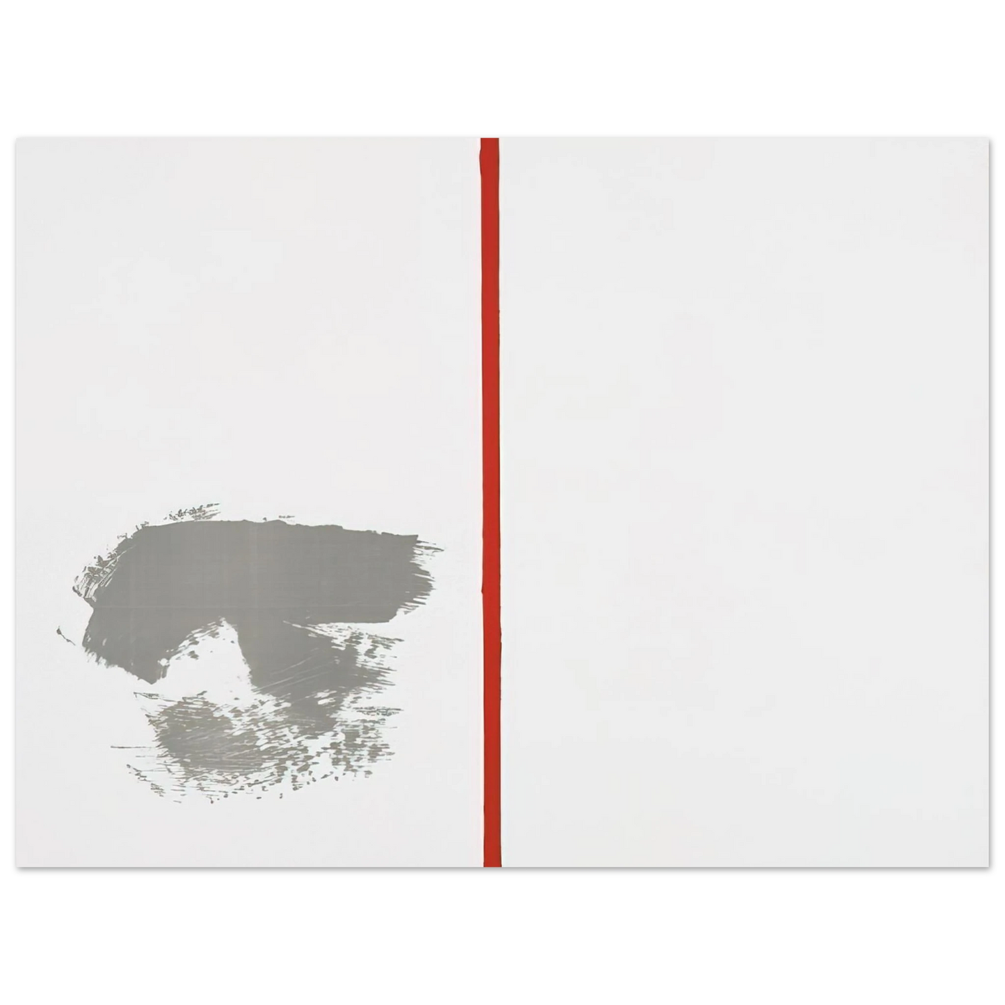 Blinky Palermo - OHNE TITEL MIT ROTEM STRICH 1970 Fine Art Poster - Default Title