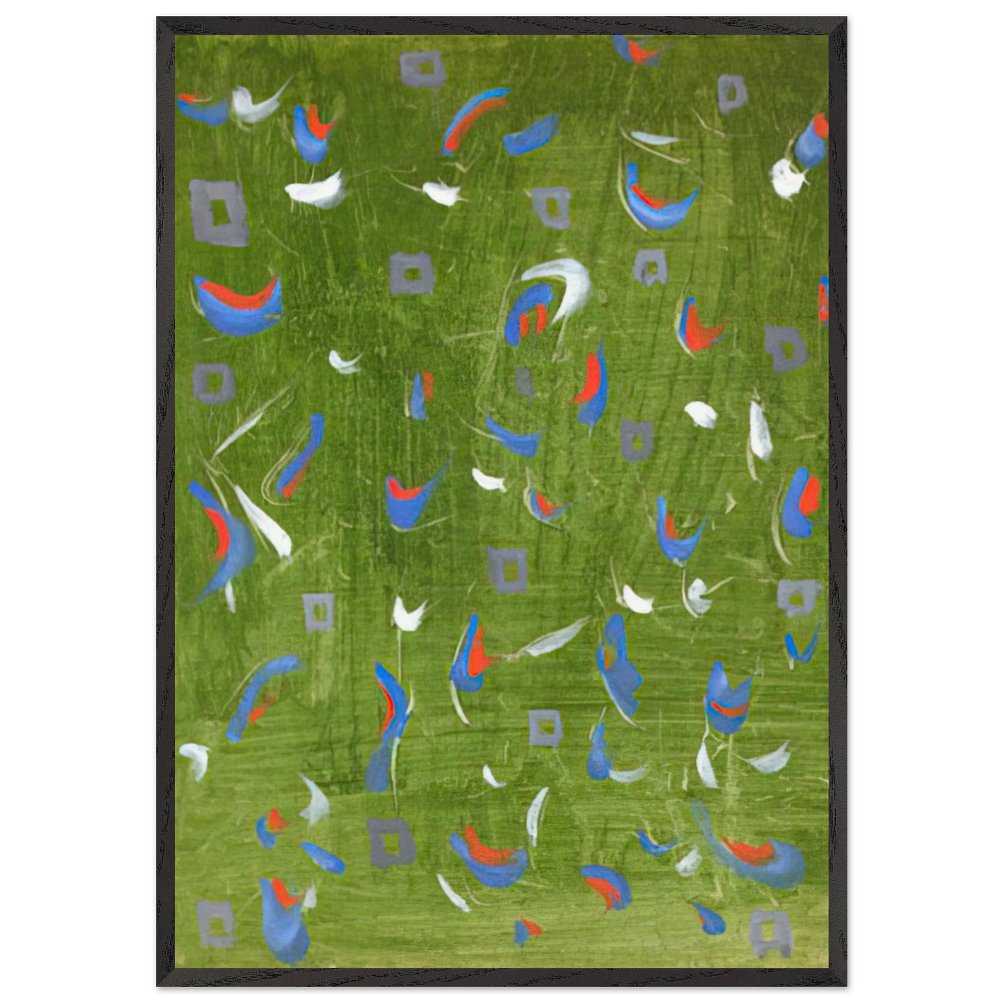 Aspen Colorado - 1967 - Betty Parsons 70x100 cm / 28x40 inches Framed Art Print – Black Wooden Frame